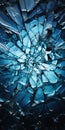 Broken Glass Window Closeup Design Royalty Free Stock Photo