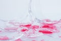 Broken glass of wine Royalty Free Stock Photo