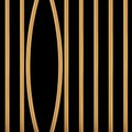 Broken golden prison bars Royalty Free Stock Photo