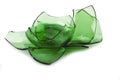 Broken green glass Royalty Free Stock Photo