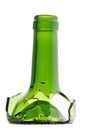 Broken green wine bottle Royalty Free Stock Photo