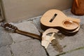 Broken guitar