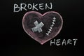 Broken heart Royalty Free Stock Photo