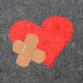 Broken heart Royalty Free Stock Photo