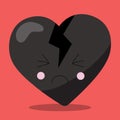 BROKEN HEART BLACK SEMI 24