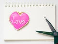 Broken heart diary Royalty Free Stock Photo