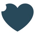 Broken heart, heart sign Isolated Vector Icon which can be easily modified or edited