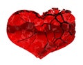 Broken Heart - unrequited love, pain Royalty Free Stock Photo