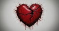 Broken Heart - A Visual Metaphor for Heartbreak