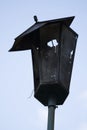 Broken hooligans street lamp