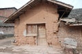 Broken house in chinese countryside