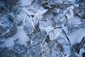 Broken ice Royalty Free Stock Photo