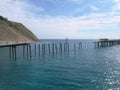 The Broken Jetty at Rapid Bay, South Australia.