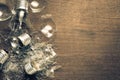 Broken Light Bulbs Royalty Free Stock Photo