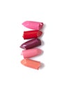 Broken lipsticks Royalty Free Stock Photo