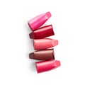 Broken lipsticks Royalty Free Stock Photo