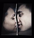Broken love and photograph Royalty Free Stock Photo