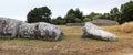 Grand Menhir Brise and dolmen Table des Marchand