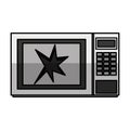 Broken microwave oven icon