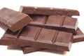 Broken milk chocolate bar