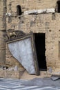 Broken Mirror on Stage at Ancient Theatre of Orange Royalty Free Stock Photo