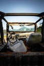 Broken or Old Car at Wanli Abandoned Ufo Village, Alien Invasion, Taipei, Taiwan