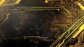 Broken old circuit board astract background.