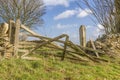 Broken old farm gate Royalty Free Stock Photo