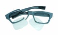 Broken old glasses Royalty Free Stock Photo