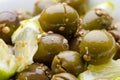 Broken Olives tsakistes Royalty Free Stock Photo