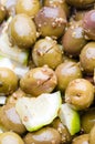 Broken Olives tsakistes Royalty Free Stock Photo