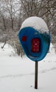 Broken payphone Royalty Free Stock Photo