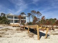 Broken pier at Hilton Head Royalty Free Stock Photo