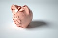 Broken Piggy Bank Isolated