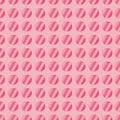 Broken pink polka dots seamless pattern print background design