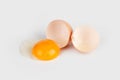 Broken raw egg Royalty Free Stock Photo