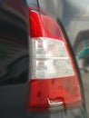 Broken Rear Lamp Zoomed-In Royalty Free Stock Photo