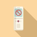 Broken remote control icon flat vector. Repair air conditioner Royalty Free Stock Photo