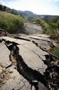 Broken Road Royalty Free Stock Photo