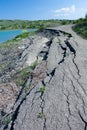 Broken Road Royalty Free Stock Photo