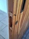 Broken room door doorlock