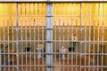 Broken rusty and dirty sink and toilet bowl from a cell at Alcatraz Prison San Francisco California USA Royalty Free Stock Photo