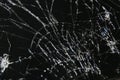 Broken screen mobile smartphone closeup Royalty Free Stock Photo