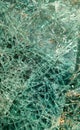 Broken Shattered Textured Green Window Glass Digital Image Artography