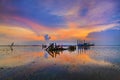 Broken Ship batam island riau indonesia asia Royalty Free Stock Photo