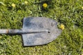 A broken shovel