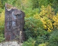 Broken Silo at High Cliff State Park, Sherwood, Wisconsin