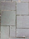 Broken Square and Rectangular Stone Tiles Royalty Free Stock Photo