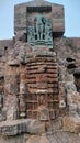 A broken statue of the Sun god at the Sun Temple Konark, Puri, Odisha