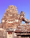 Broken statues of lions Royalty Free Stock Photo